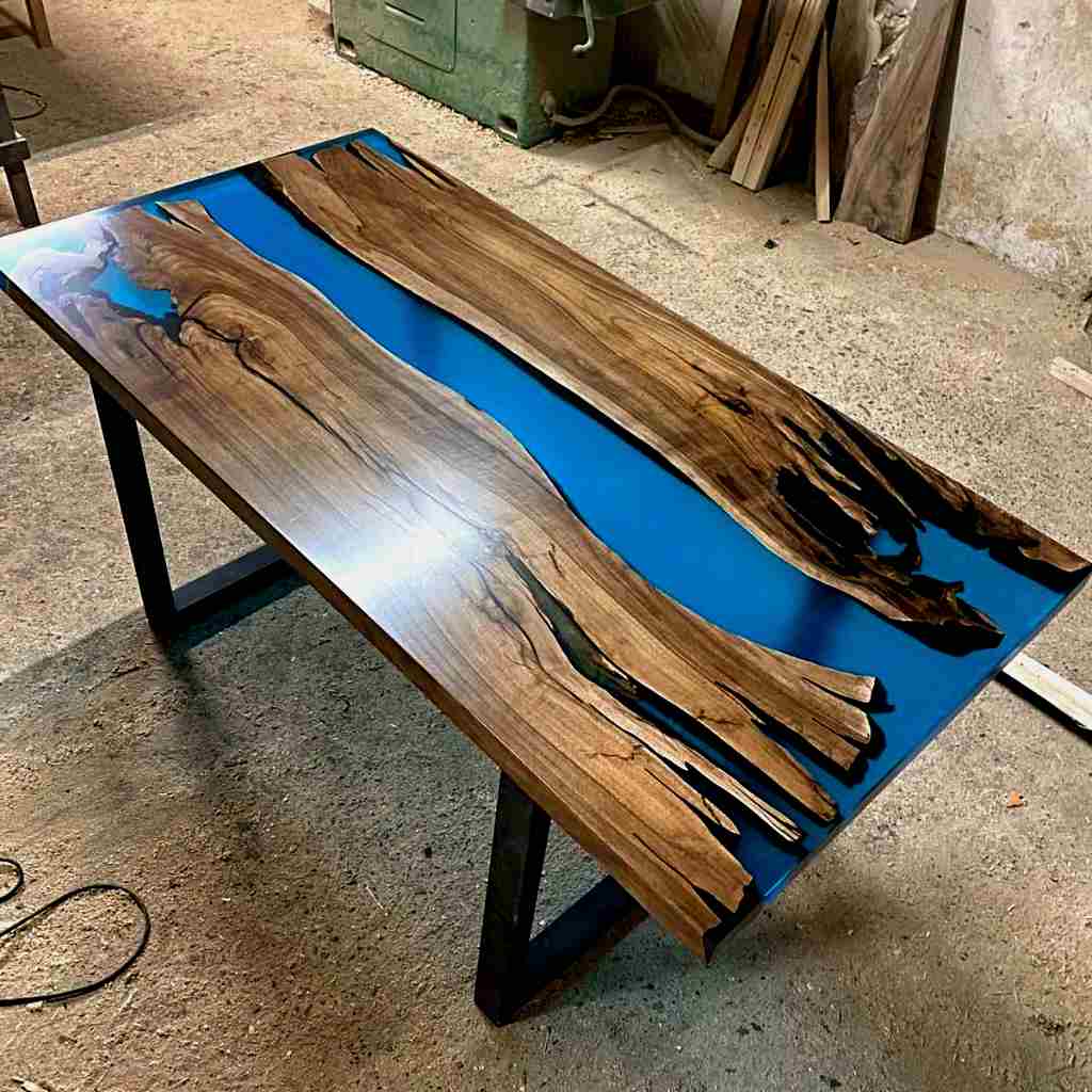 Fabricant Table bois résine époxy 100 % français