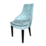 Chaise velours gris
