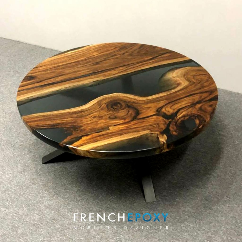 Table de salon table basse table basse en résne époxy - Etsy France