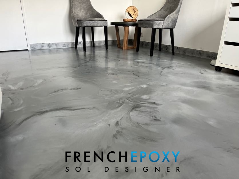 SOL epoxy gris et noir